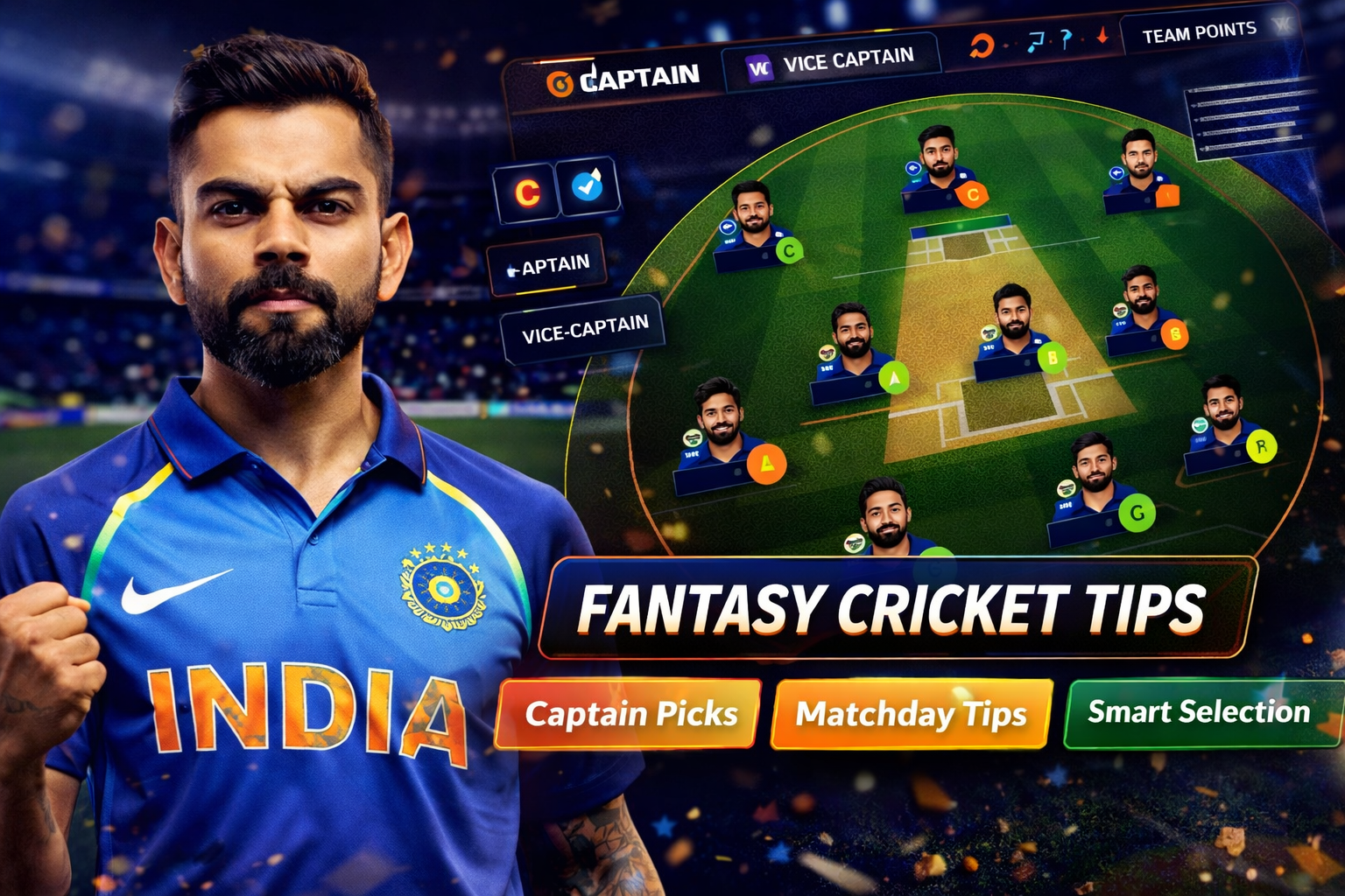 dotball fantasy cricket pick checklist