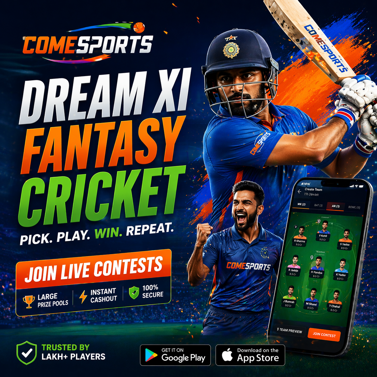 dotball fantasy cricket contest selection